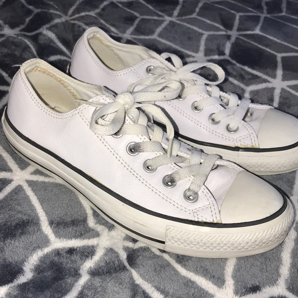 Leather Converse